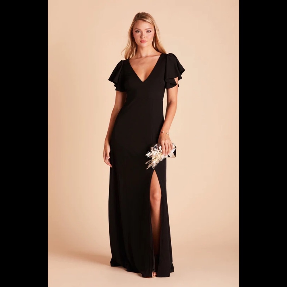 Birdy Grey Hannah black crepe dress size small NWT never worn or altered
